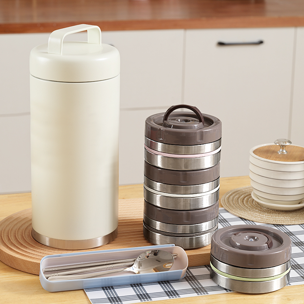 Flask Stainless Steel - 75oz Large Capacity Straight Cup Food