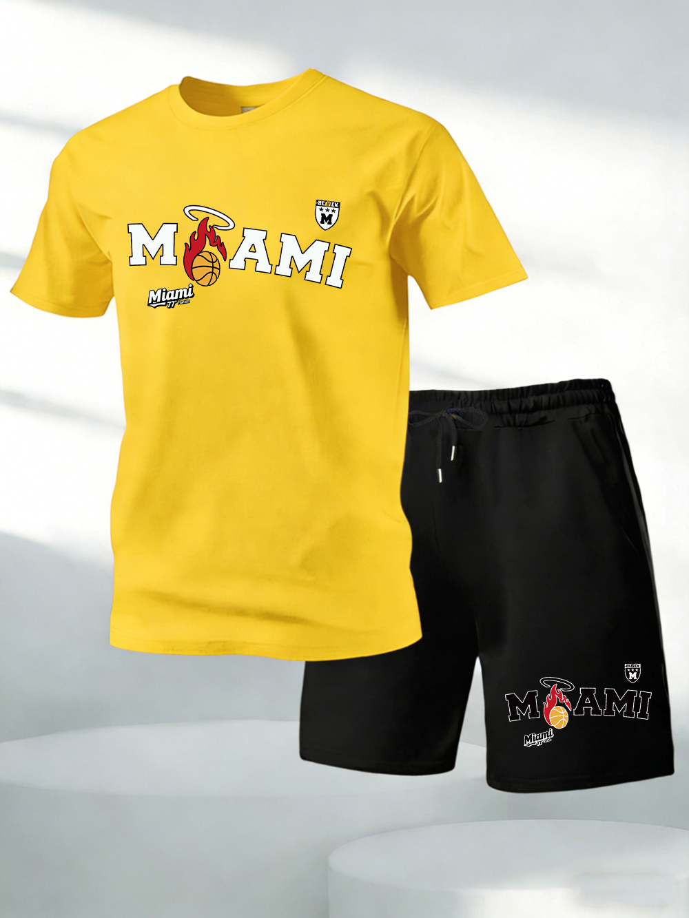 Men'S Accessories Pouch - Two Pieces Set Miami Basketball Team