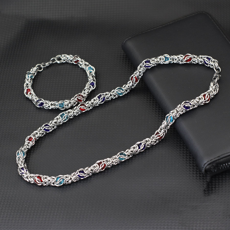 Men Accessories Kit - Unique Motorcycle Equipment Men Necklace Braclet