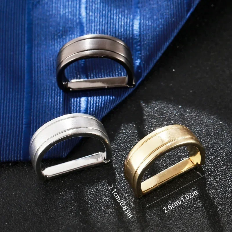 Men Accessories Fashion - Bronze Plated Matte Finish D-Clip Buckle