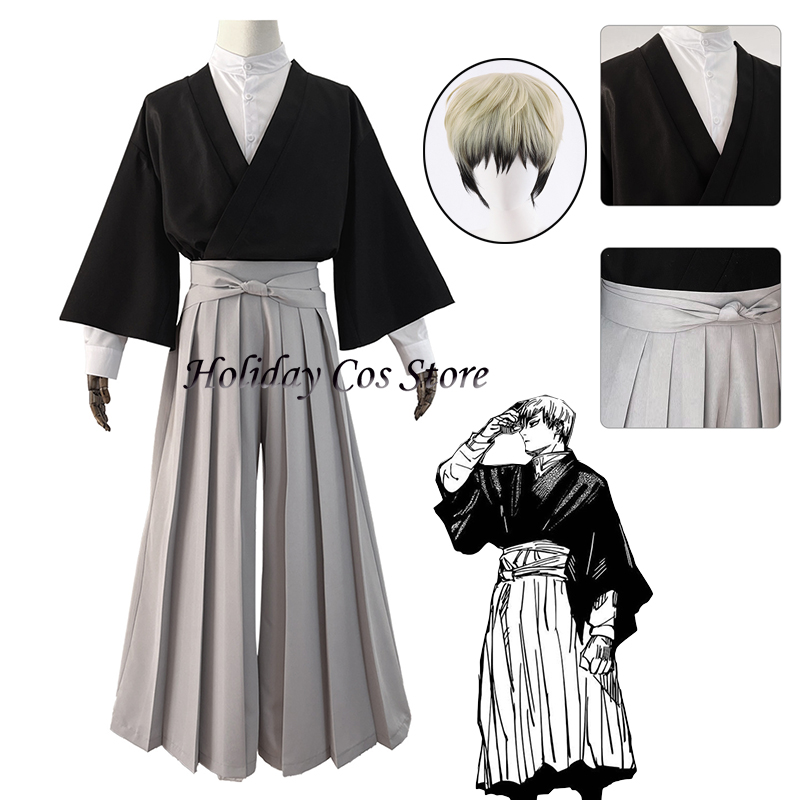 Men'S Kimono Accessories - Zenin Naoya Anime Cosplay Costume Wig