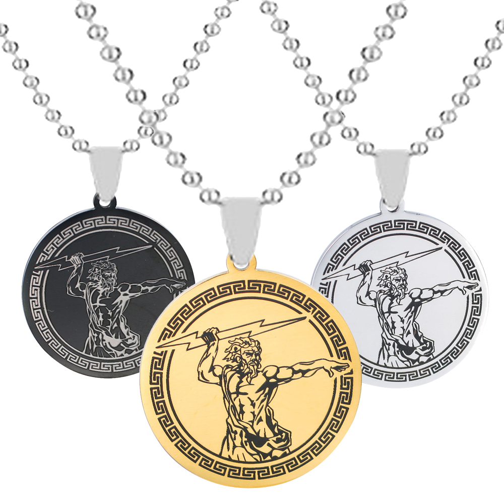 Zeus Men Accessories - 7 Styles Vintage Zeus Athena Poseidon