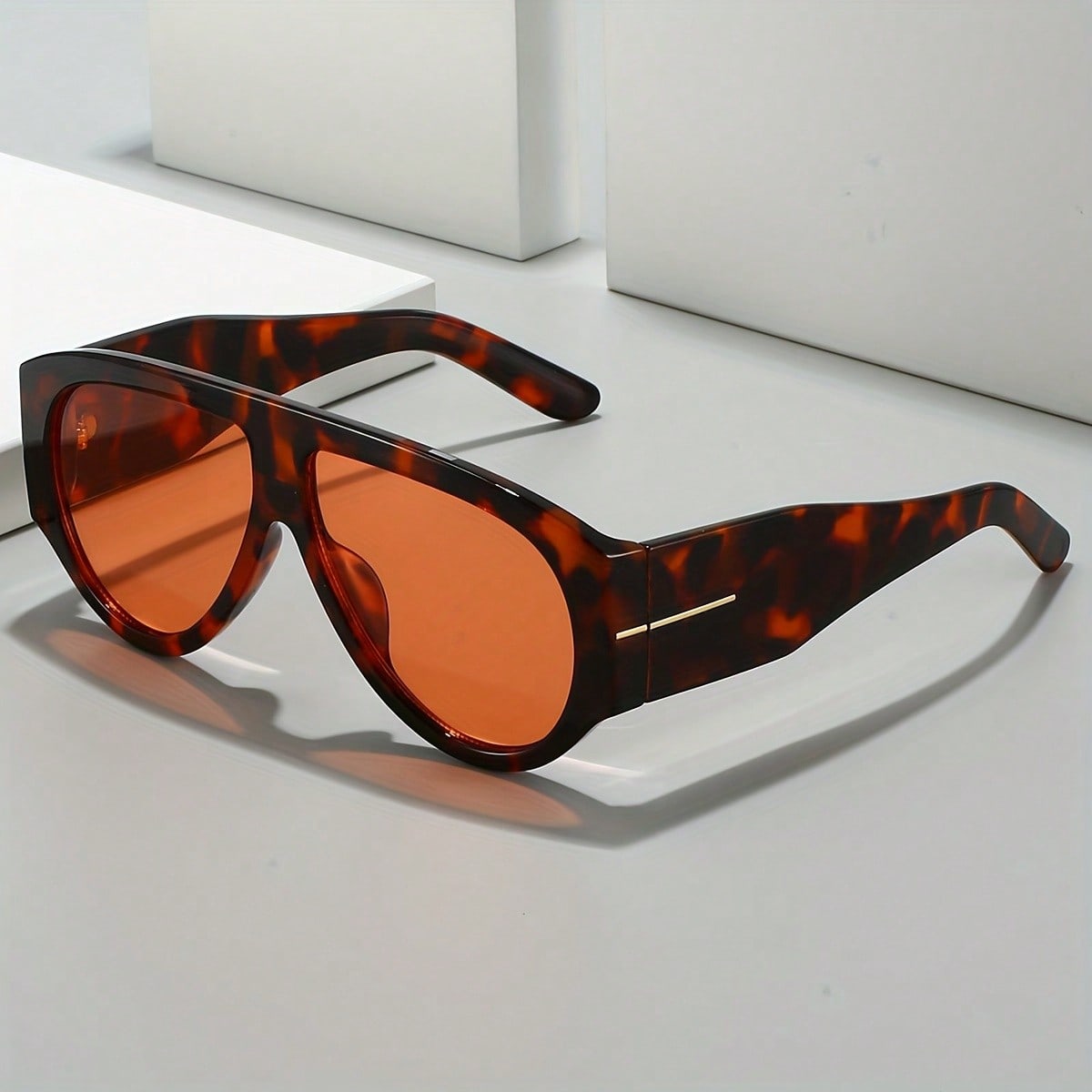Men Accessories Fashion - Vintage Glasses - Vintage Brown Frame,