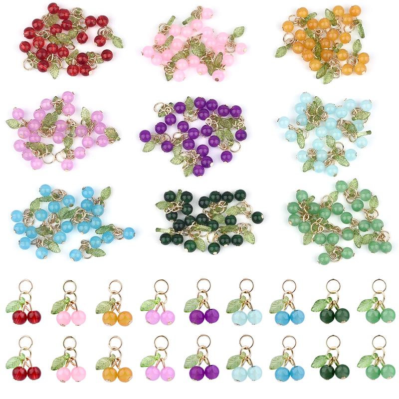 Men Accessories Fashion - 10Pcs/lot Fashion Delicious Red Cherry Keychain