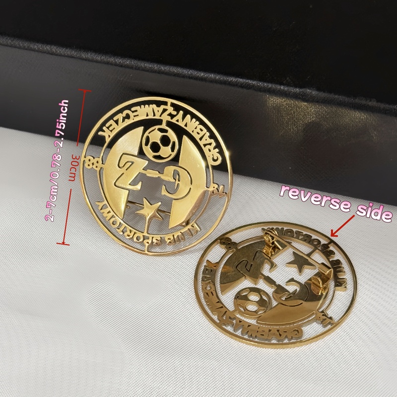 Custom Logo Brooch Simple Crea - Men Accessories Kit reseña y precio