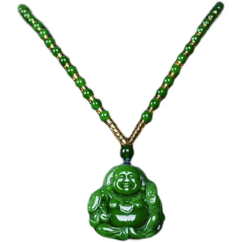 Chinese Green Jade Maitreya Bu - Men'S Vegan Accessories reseña y precio