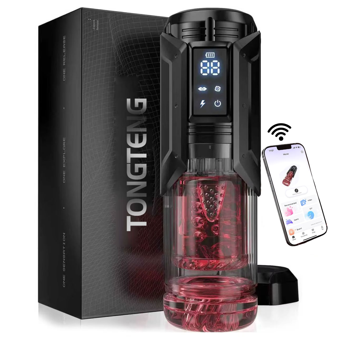 APP LED Automatic Male Masturb - Men'S Vegan Accessories reseña y precio