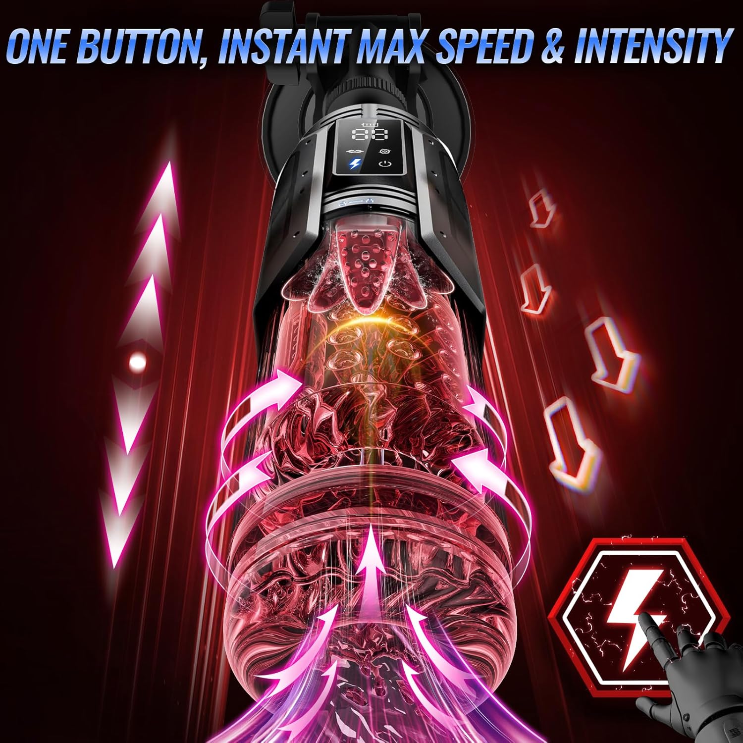 APP LED Automatic Male Masturb - Men'S Vegan Accessories reseña y precio