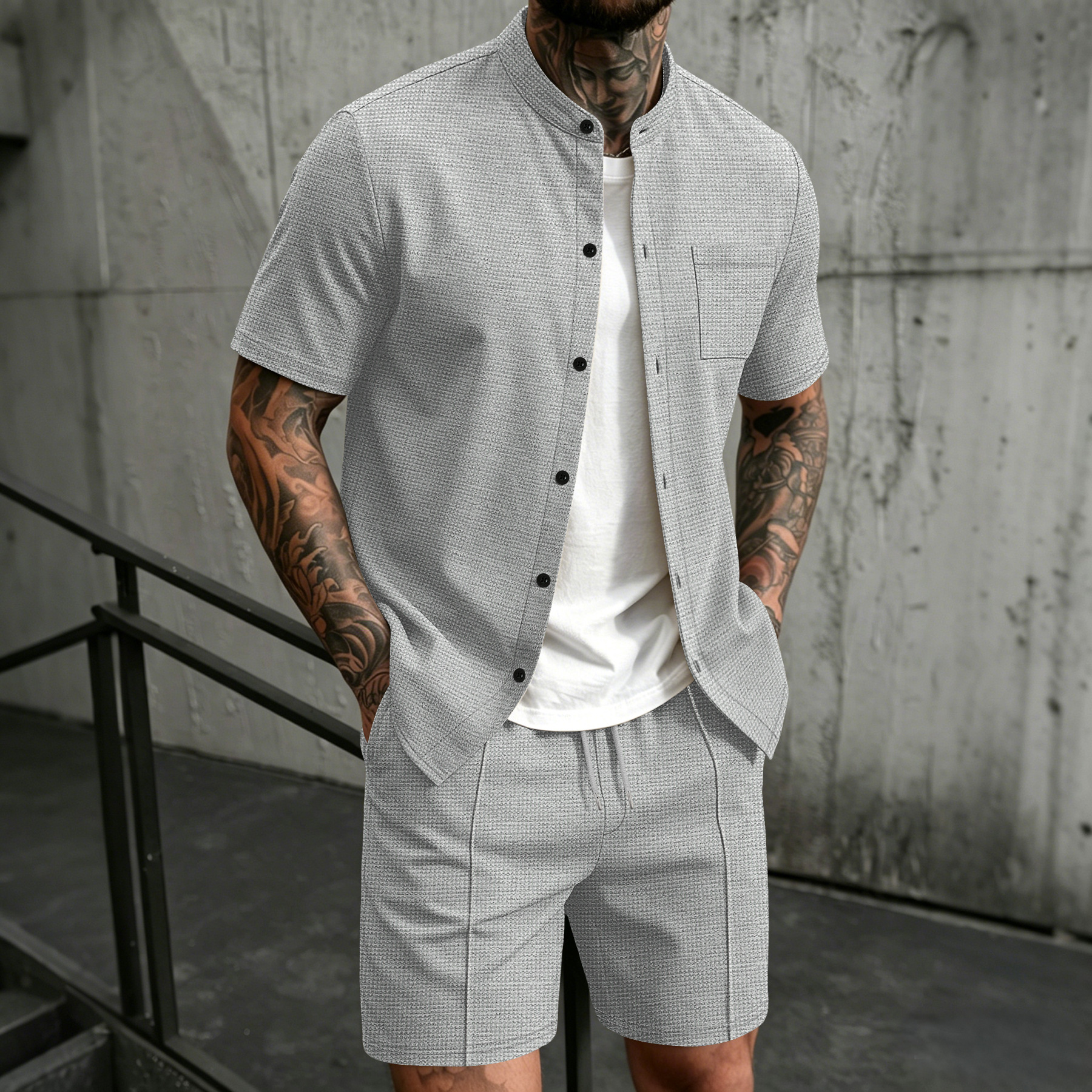 Men's new summer style waffle  - Men'S Accessories Pouch reseña y precio