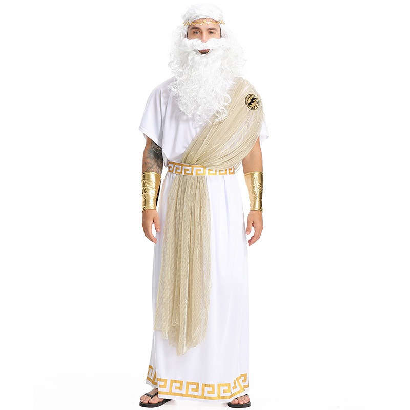 Greek Zeus Prince Costume for  - Zeus Men Accessories reseña y precio