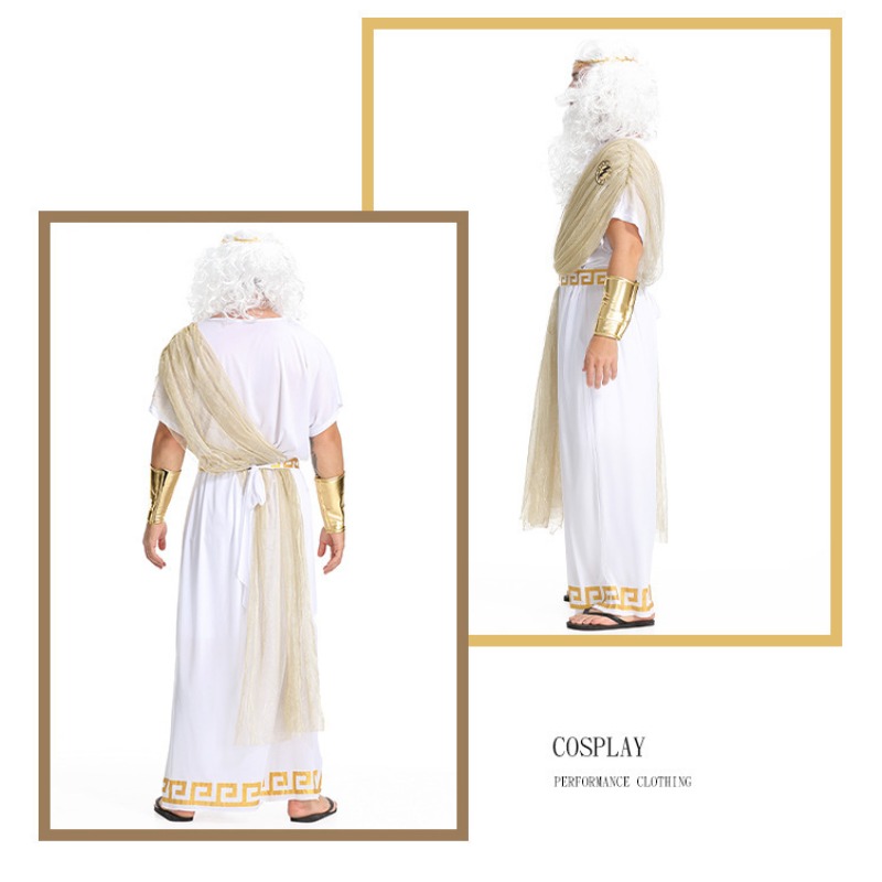 Greek Zeus Prince Costume for  - Zeus Men Accessories reseña y precio