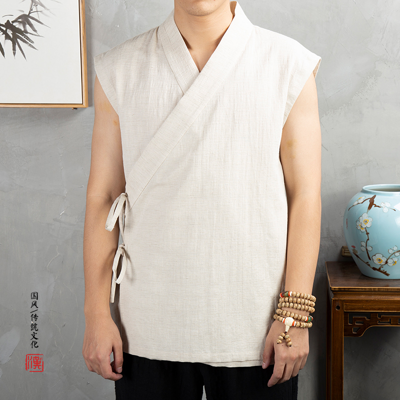 Traditional Chinese Clothing   - Men'S Kimono Accessories reseña y precio