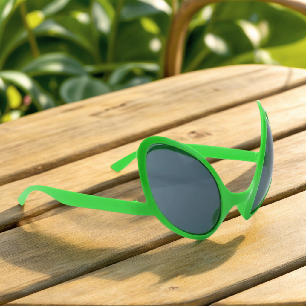 Green Alien Martian Quirky Sun - Men Accessories Fashion reseña y precio