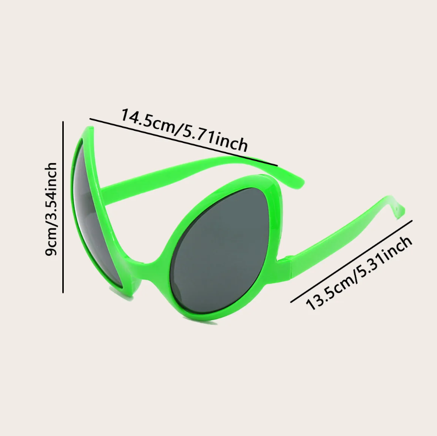 Green Alien Martian Quirky Sun - Men Accessories Fashion reseña y precio