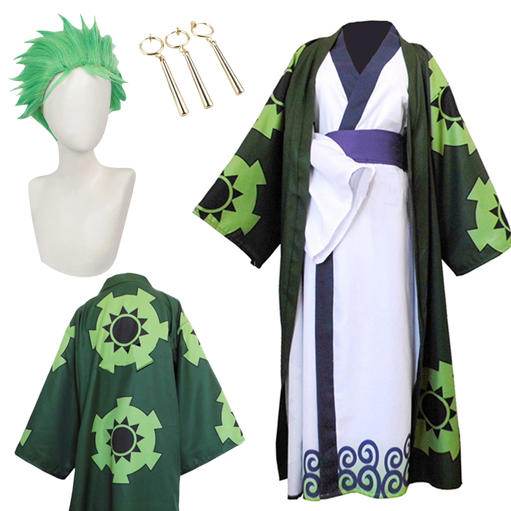 Wano Country Roronoa Of Zoro C - Men'S Kimono Accessories reseña y precio