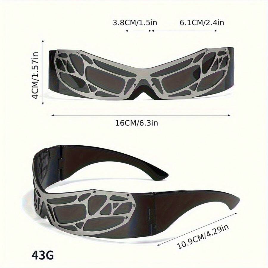 Futurist Punk Hip Hop Sunglass - Men Accessories Fashion reseña y precio