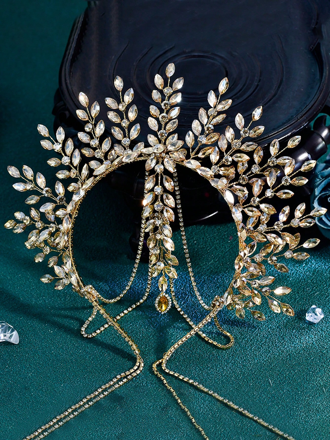 1pc Luxurious Bridal Crown Hea - Men Accessories Fashion reseña y precio