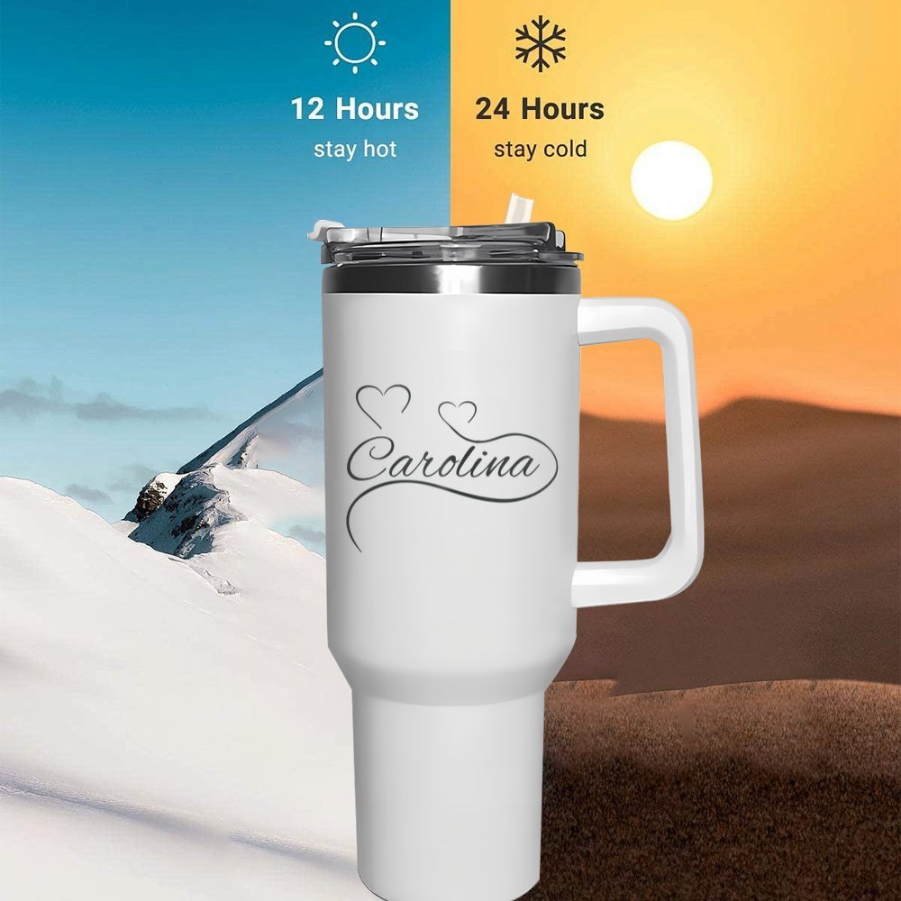 Personalized Name or Text 40oz - Flask Stainless Steel reseña y precio