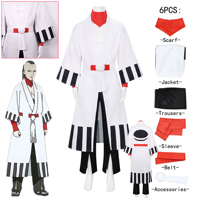 WHH Anime Boorter Cosplay Cost - Men'S Kimono Accessories reseña y precio