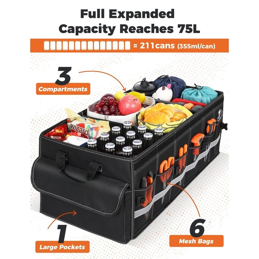 Car Trunk Organizer for SUV 75 - Men Accessories Bag reseña y precio