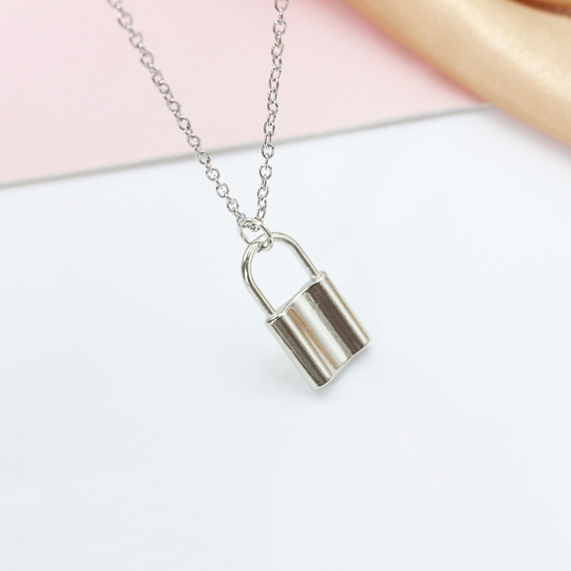 Padlock Pendants Chain Chokers - Men Accessories Aesthetic reseña y precio