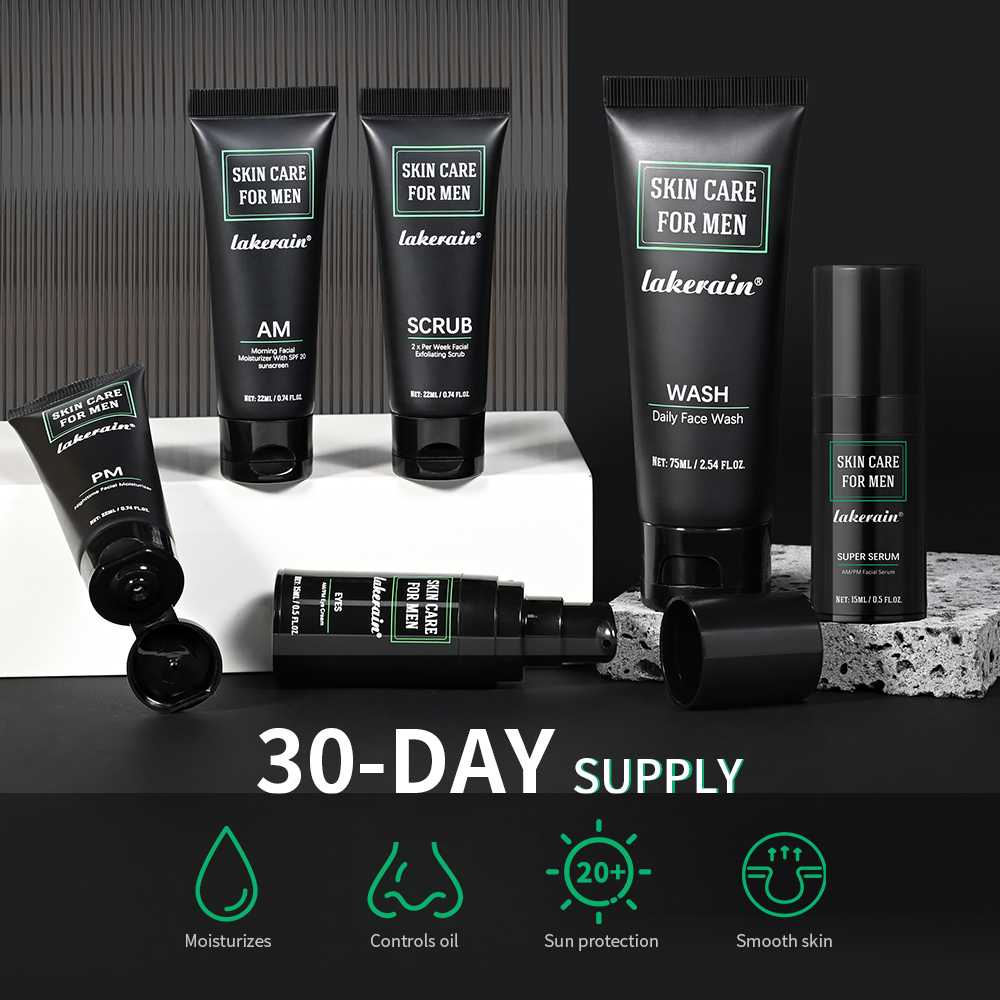 Lakerain Skin Care for Men Kit - Men Accessories Kit reseña y precio