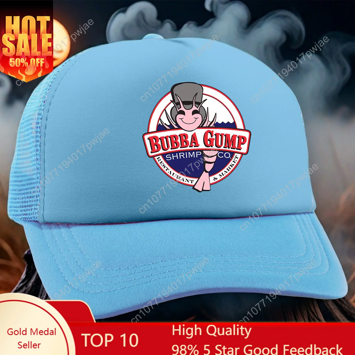 1pc Bubba Gump Shrimp Co. Poly - Hat Snapback Cap reseña y precio