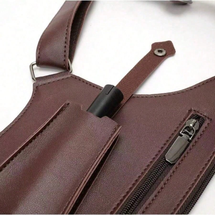 Leather Shoulder Armor Hidden  - Men Accessories Bag reseña y precio