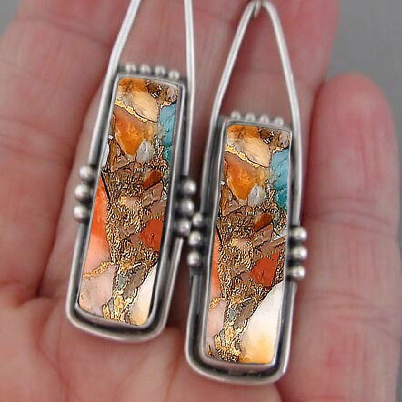 2PCS Retro Bohemian Earrings I - Men Accessories Aesthetic reseña y precio