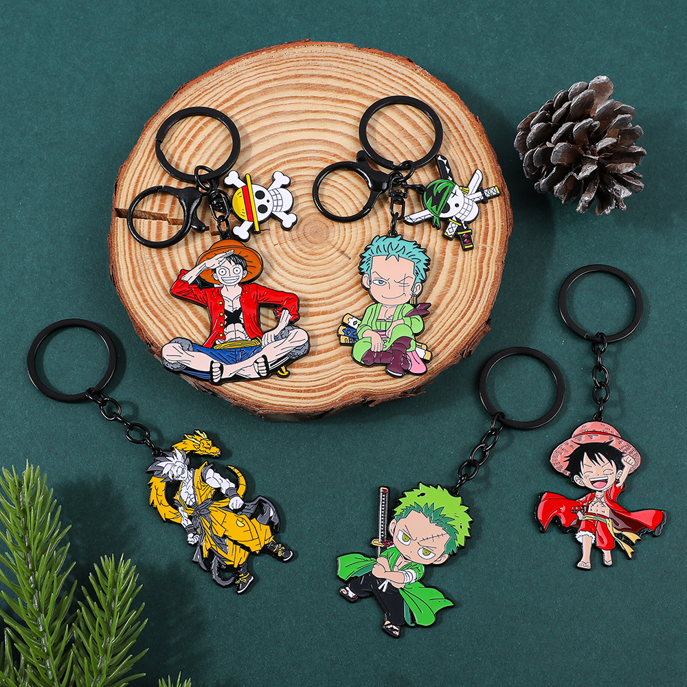 One Piece Anime Keychain Featu - Men Accessories Fashion reseña y precio