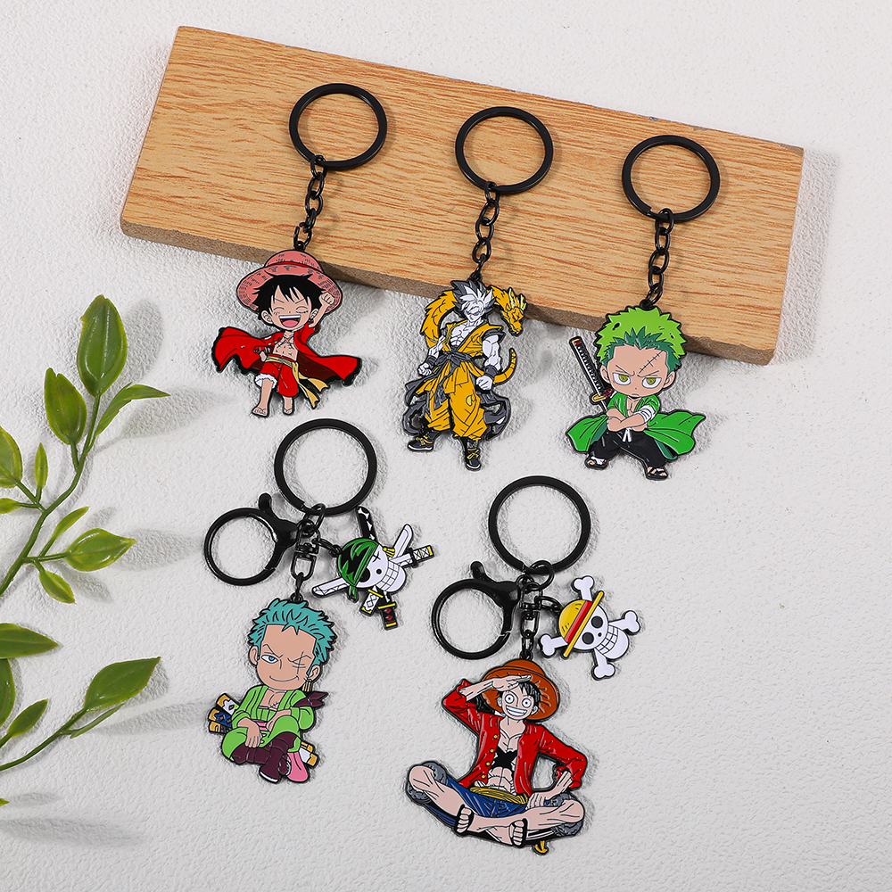 One Piece Anime Keychain Featu - Men Accessories Fashion reseña y precio
