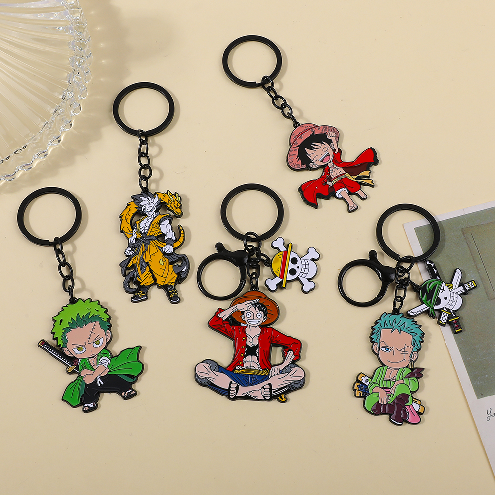 One Piece Anime Keychain Featu - Men Accessories Fashion reseña y precio