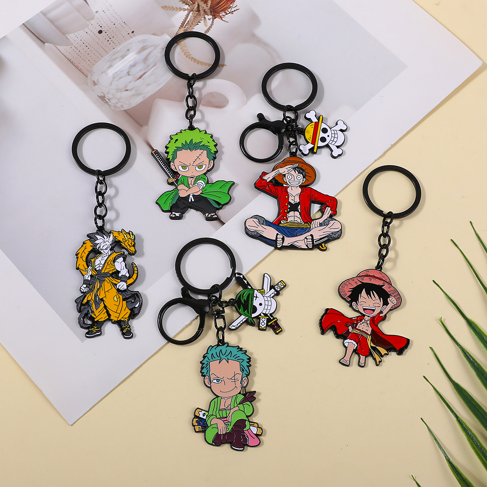 One Piece Anime Keychain Featu - Men Accessories Fashion reseña y precio
