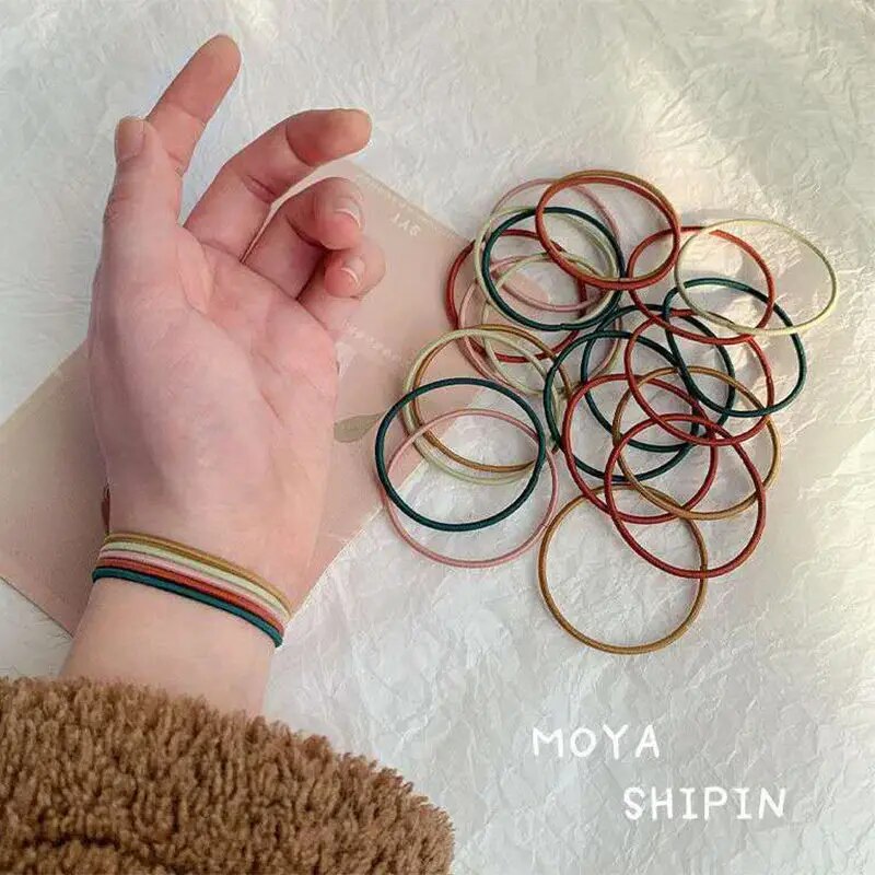 100PCS/Set Hair Ties Elastic R - Men Accessories Kit reseña y precio