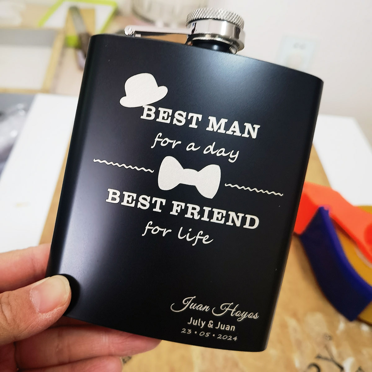 Custom Engraved Flask for Men  - Flask Stainless Steel reseña y precio