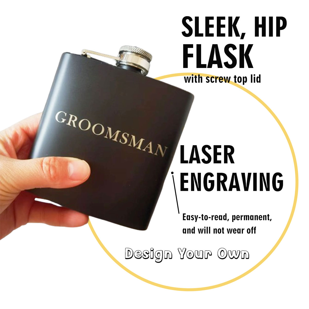 Custom Engraved Flask for Men  - Flask Stainless Steel reseña y precio