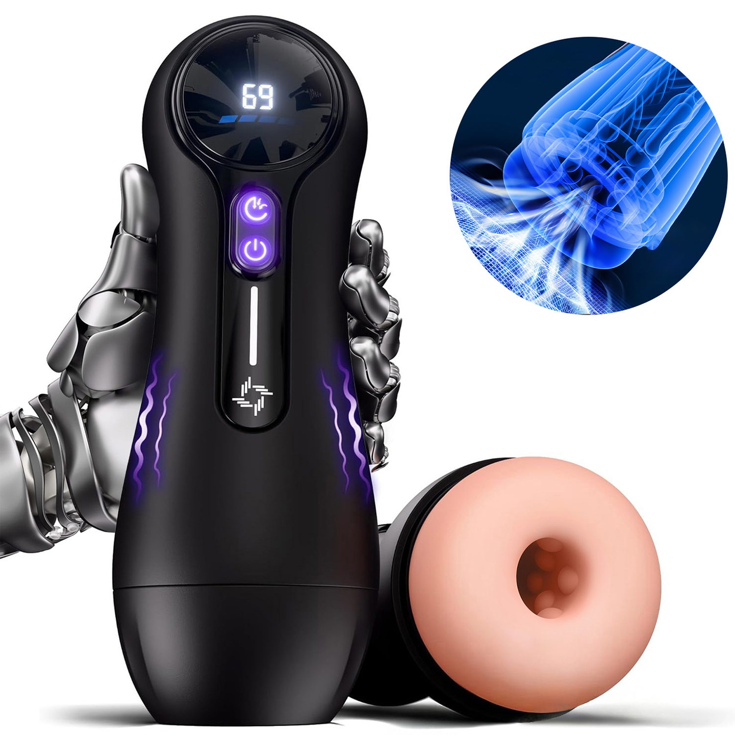 Male Masturbator Penis Pump Ad - Men'S Vegan Accessories reseña y precio