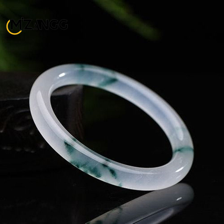 Natural Green Jadeite Bangle J - Men'S Vegan Accessories reseña y precio
