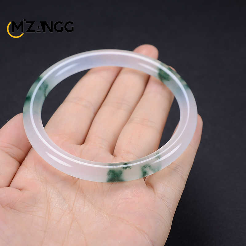 Natural Green Jadeite Bangle J - Men'S Vegan Accessories reseña y precio