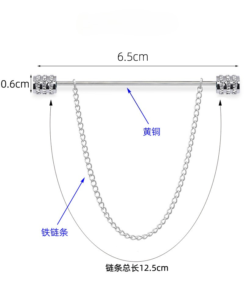 New Men's Brooch for Shirt Sta - Men Accessories Fashion reseña y precio