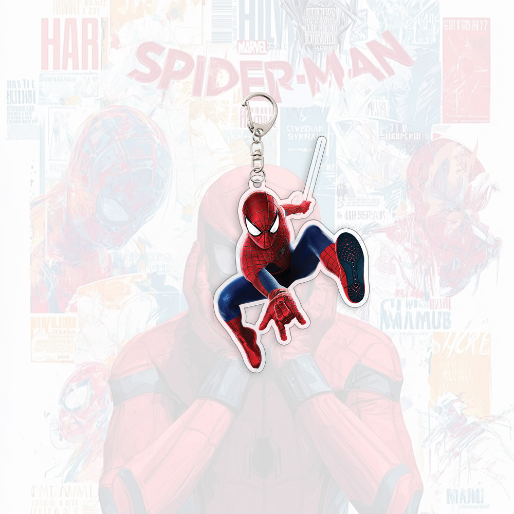 Spider Man Acrylic Keychain An - Men Accessories Bag reseña y precio
