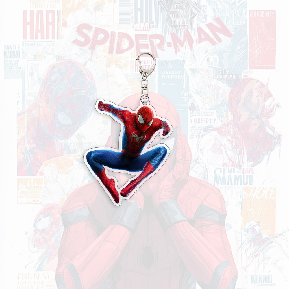 Spider Man Acrylic Keychain An - Men Accessories Bag reseña y precio