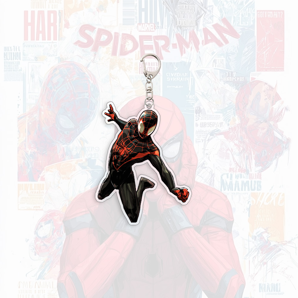 Spider Man Acrylic Keychain An - Men Accessories Bag reseña y precio